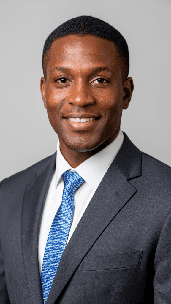 Government professional headshot example